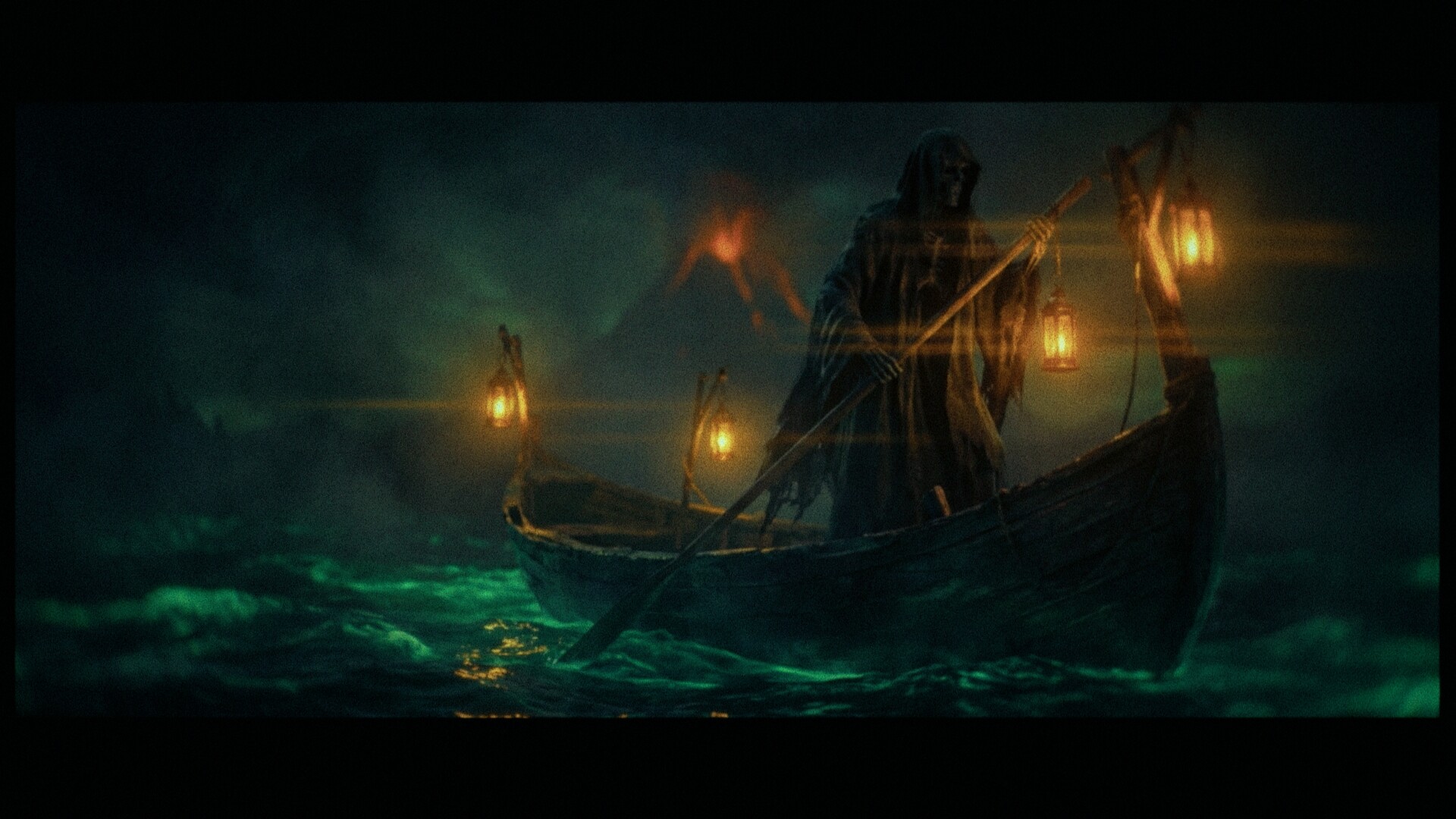 Charon crossing the River Styx